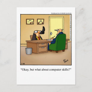 Funny Business Humor Postcard