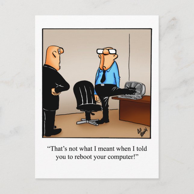 Funny Business Humor Postcards (Front)