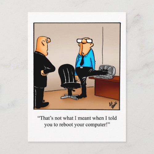 Funny Business Humor Postcards