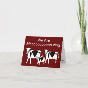 Funny Business Moving Notice Cards