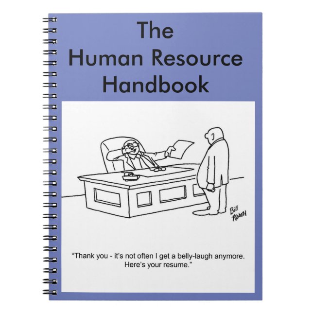 Funny Business Notebook Gift-Human Resource (Front)
