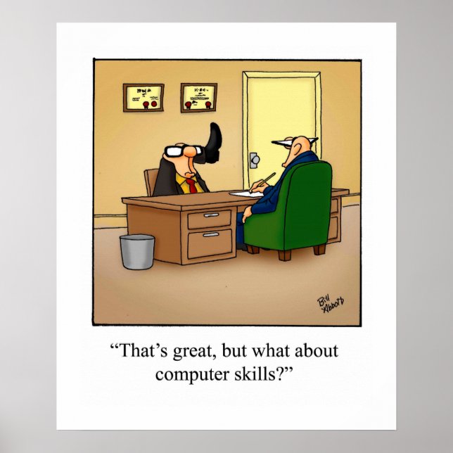 Funny Business Office Humor Poster (Front)