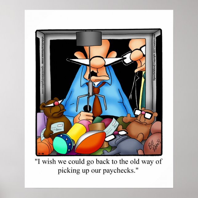 Funny Business Office Humor Poster (Front)