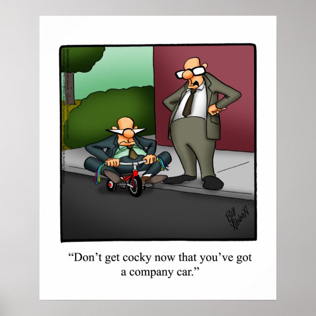 Funny Business Office Humor Poster (Front)