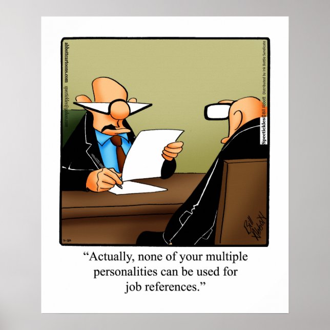 Funny Business Office Humor Poster (Front)