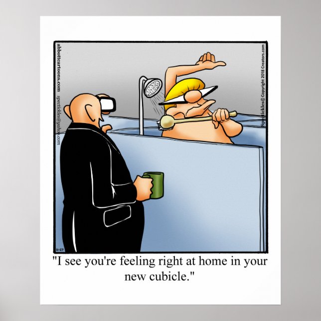 Funny Business Office Humor Poster (Front)