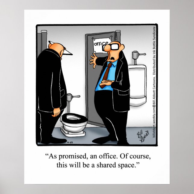 Funny Business Office Humor Poster (Front)