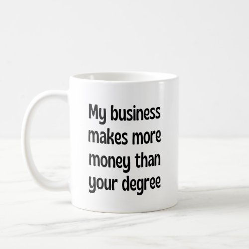 Funny Business Owner Mug _ More Money Than Your