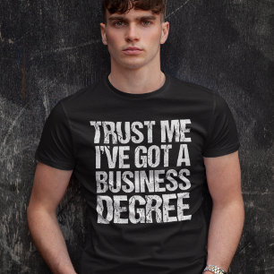 Funny Business School Graduation MBA Degree T-Shirt