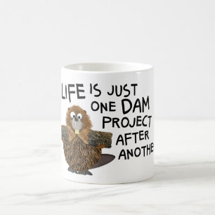 Funny Busy Beaver for Him or Her Gift Tea or Coffee Mug