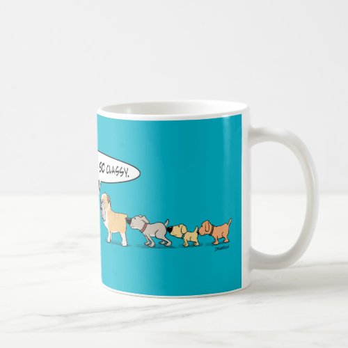 Funny Butt Sniffing Dogs Coffee Mug