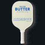 Funny Butter  Pickleball Paddle<br><div class="desc">Add a touch of whimsy to your kitchen or dining table with our Butter Beverage Coaster. This coaster features a delightful design of a pat of butter, perfect for adding a playful element to your decor. Whether you're enjoying a cup of coffee, tea, or your favorite beverage, this coaster is...</div>
