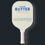 Funny Butter  Pickleball Paddle<br><div class="desc">Add a touch of whimsy to your kitchen or dining table with our Butter Beverage Coaster. This coaster features a delightful design of a pat of butter, perfect for adding a playful element to your decor. Whether you're enjoying a cup of coffee, tea, or your favorite beverage, this coaster is...</div>