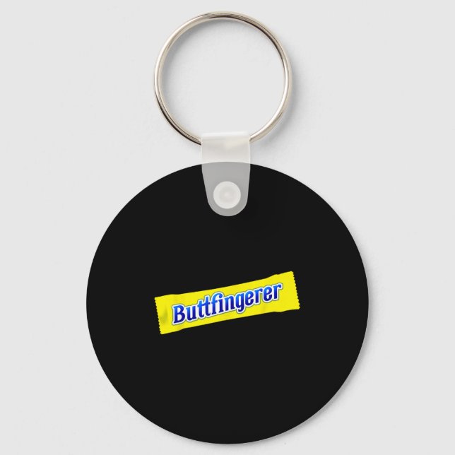 Funny Buttfingerer Inappropriate Offensive Adult D Keychain (Front)