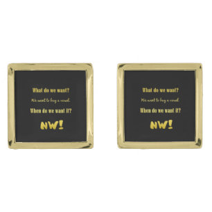 Funny Buy a Vowel — Now! Cufflinks