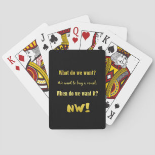 Funny Buy a Vowel — Now! Poker Cards