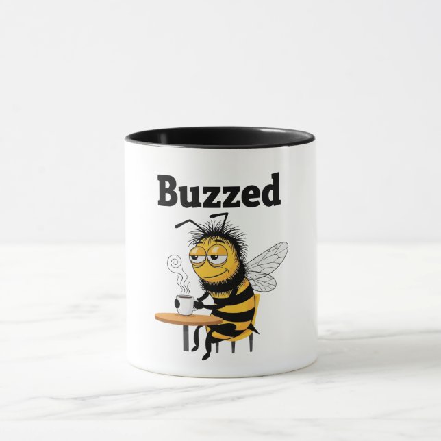 Funny Buzzed Bee Mug (Center)