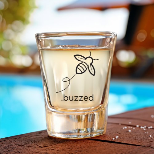 Funny Buzzed Bumble Bee Shot Glass