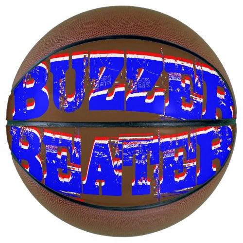 Funny Buzzer Beater USA Flag Colors Basketball