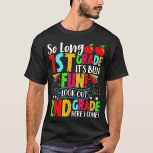 Funny Bye Bye First Grade Look Out 2nd Grade Cute T-Shirt