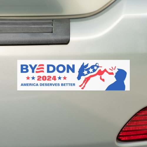 Funny Bye Don 2024 Elections Anti_Trump Pro_Biden Bumper Sticker