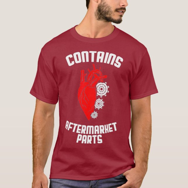 Funny Bypass Heart Surgery Contains Aftermarket T-Shirt (Front)