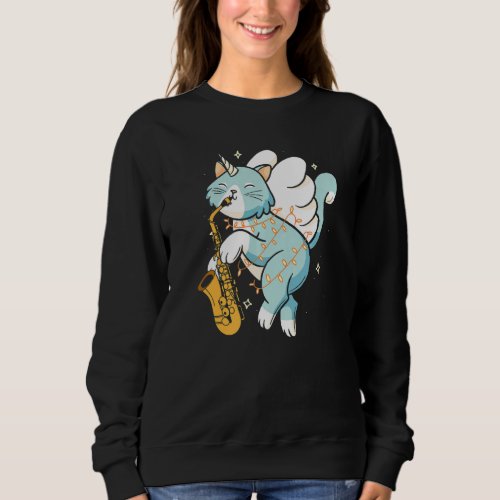 Funny Ca Saxophone Music  1 Sweatshirt