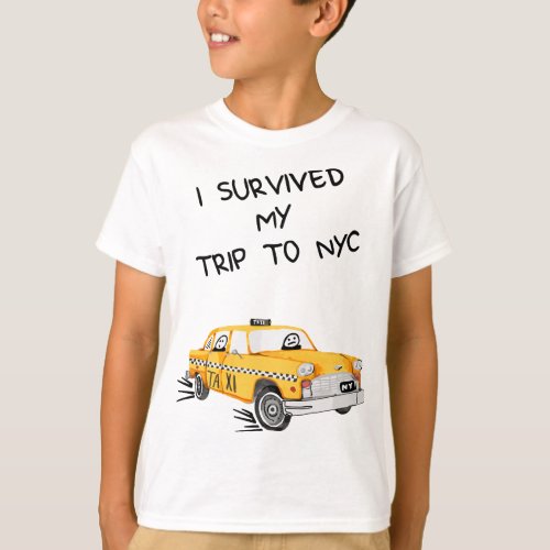 Funny Cab Driver Passenger in Taxi T_Shirt