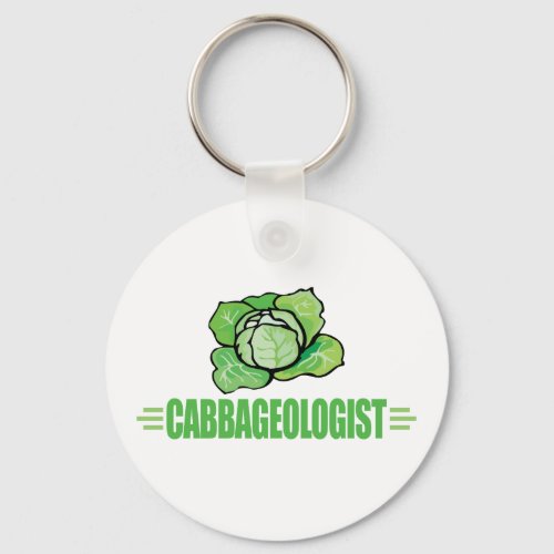Funny Cabbage Lover Keychain