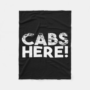 Funny Cabs Here - Funny Guido New Jersey Gtl Shore Fleece Blanket