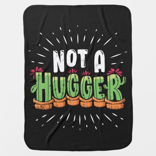 Funny Cactus Baby Blanket (Front)