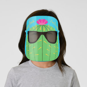 Funny Cactus Stay Back I'm Prickly Kids' Face Shield