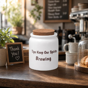 Funny Café Bar Tip Jar