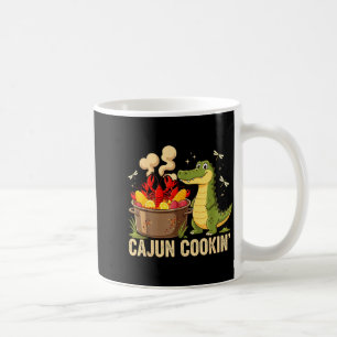 Funny Cajun Louisiana Boil Alligator Crawfish Mard Coffee Mug