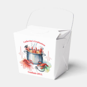 Funny Cajun Nurse Graduation Party Favor Boxes