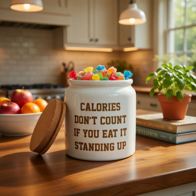 Funny "Calories Don’t Count" Candy Jar (Creator Uploaded)