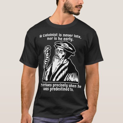 Funny Calvinist Wizard Premium  T_Shirt