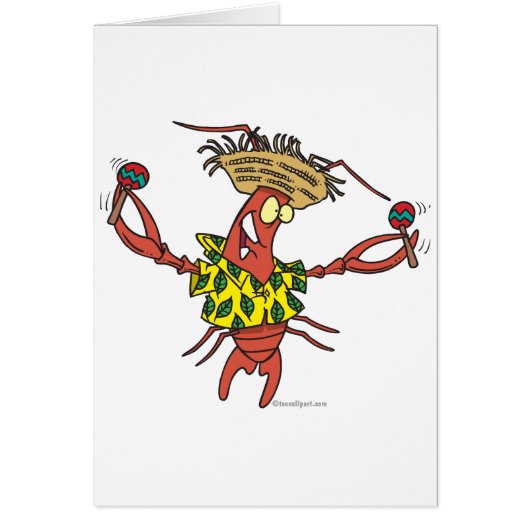 funny calypso lobster cards (Front)