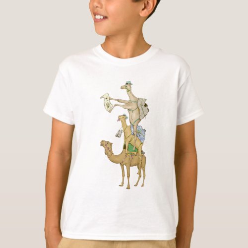 Funny Camel Trek Safari T_Shirt
