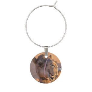 Funny Camel Wine Charm
