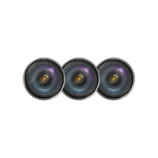 Funny Camera Lens Round Golf Ball Marker