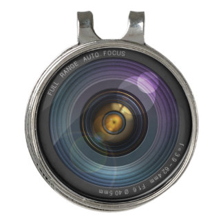 Funny Camera Lens Round Golf Hat Clip