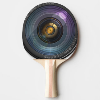 Funny Camera Lens Round Ping Pong Paddle