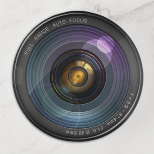 Funny Camera Lens Round Trinket Tray