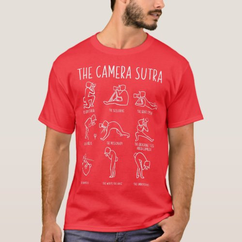 Funny Camera Sutra Photographer Photography Gift M T_Shirt