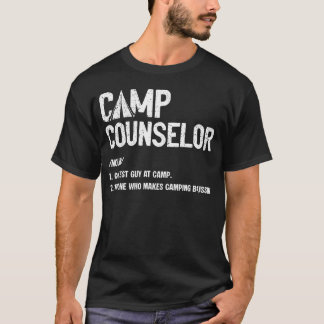 Funny Camp Counselor Definition Summer T-Shirt