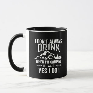 Funny Camping Rules Camping Coffee Mug –