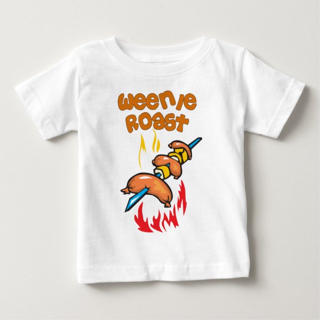 Funny Camping Baby T-Shirt (Front)