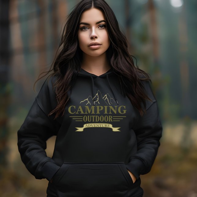 Funny camping camper sayings for campers hoodie (Creator Uploaded)