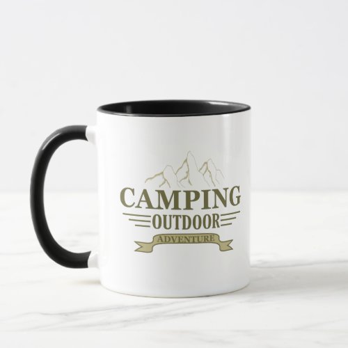 Funny camping camper sayings for campers mug